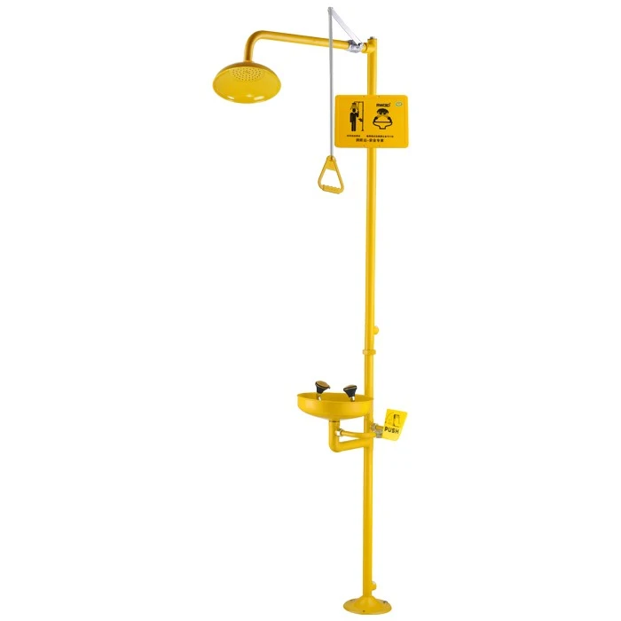 Combined shower and eye wash WJH0358A yellow